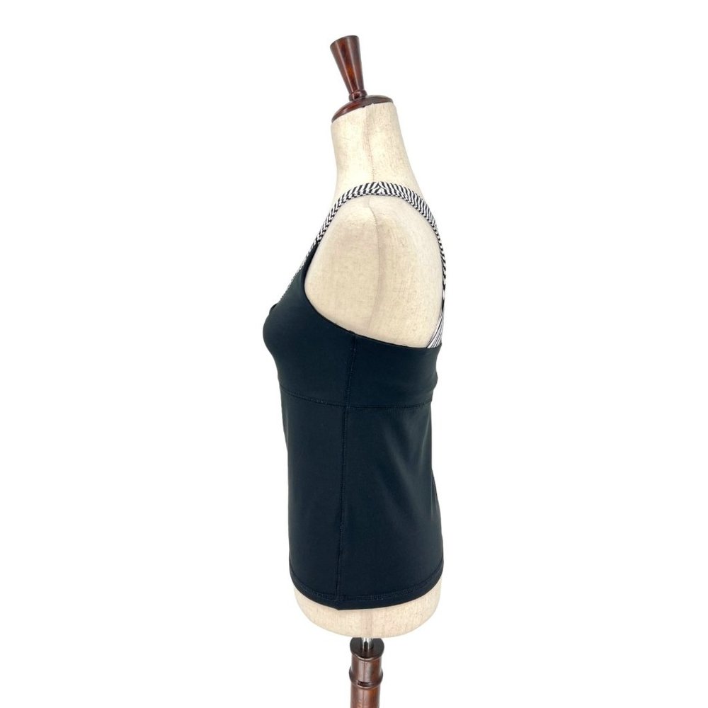 Inmotion Racerback Striped V-neck Workout Tank | Small - Picture 3 of 7